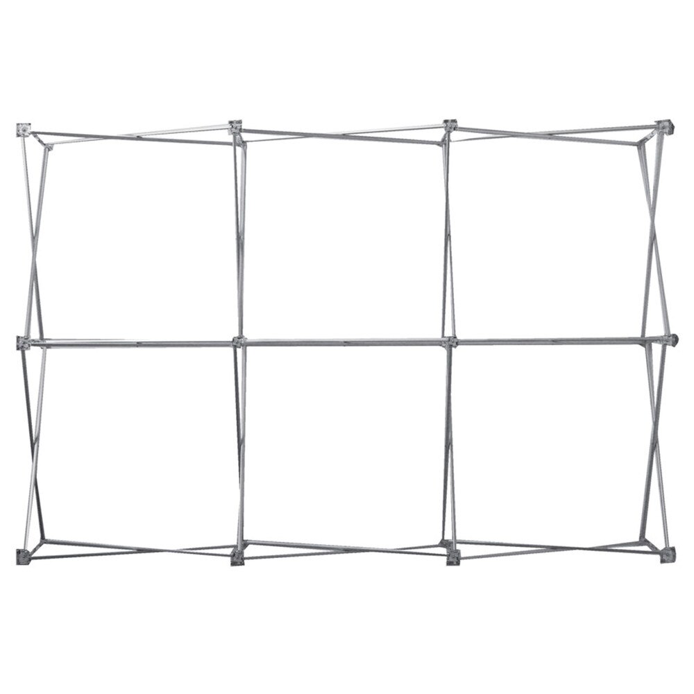 7.5 x 5 ft. RPL Fabric Pop Up Display Straight With Endcaps (Graphic Package) — Hardware Only / No Endcaps